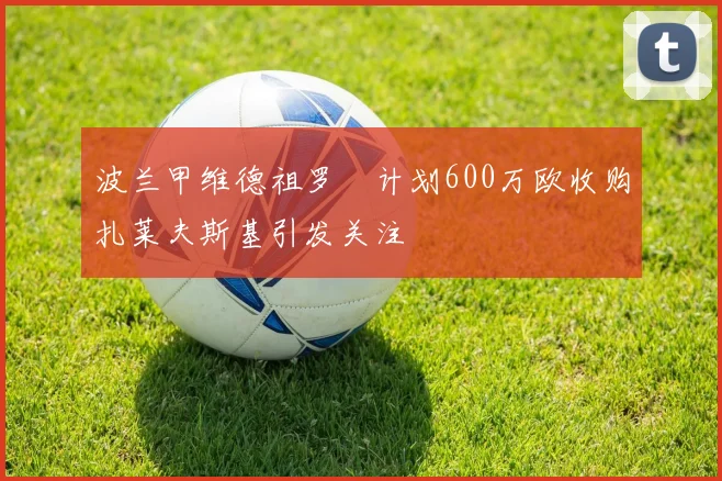 波兰甲维德祖罗茲计划600万欧收购扎莱夫斯基引发关注